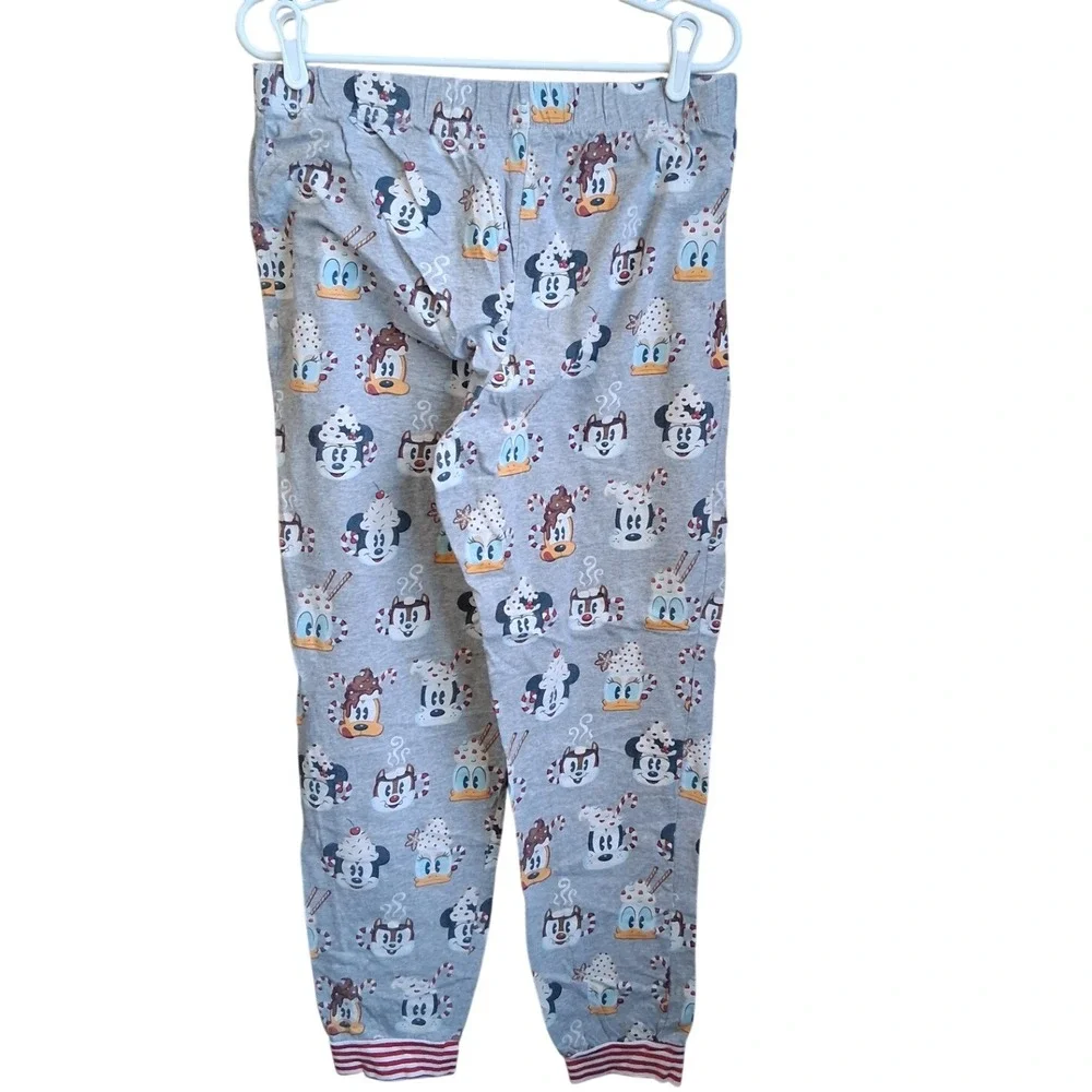 Disney Store Mickey & Minnie Mouse Holiday Hot Cocoa Mugs PJ Pants Large 2021‎ - Picture 2 of 12